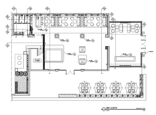 现代风售楼处室内装修施工图设计CAD